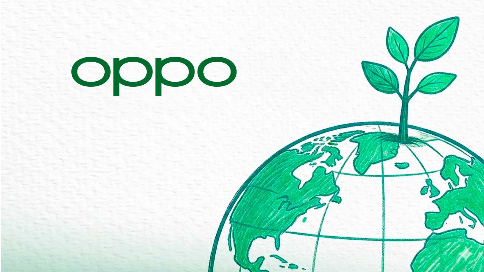 Estrategia sostenible de Oppo por el Día de la Tierra / Imagen de prensa de Oppo