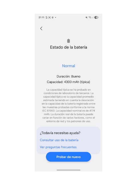Pasos para ver la salud de batería de tu dispositivo Galaxy desde Samsung Members