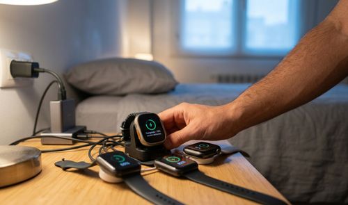 Carga de smartwatch