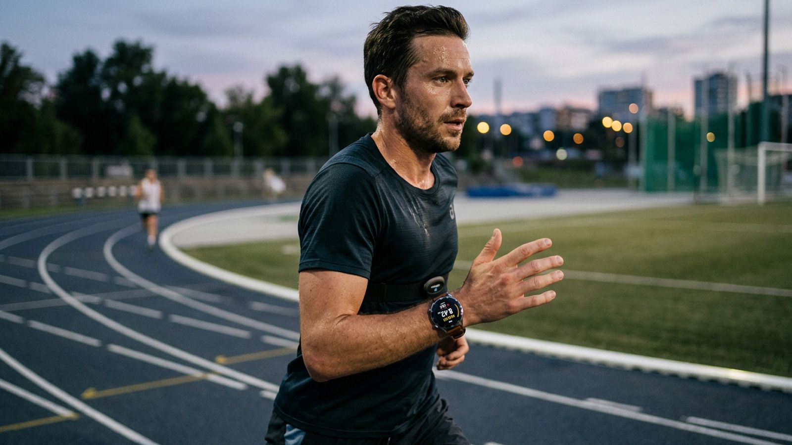 Hombre entrenando con el Huawei Watch GT6 Pro