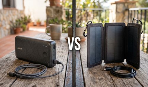 Powerbank vs cargador solar