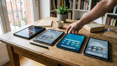 Tablets Xiaomi, Redmi y POCO en una mesa