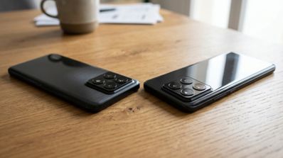 Xiaomi 15T y Xiaomi 17T sobre la mesa