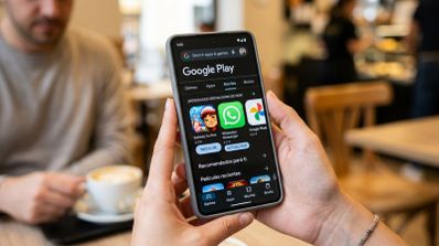 Pantalla de inicio de Play Store