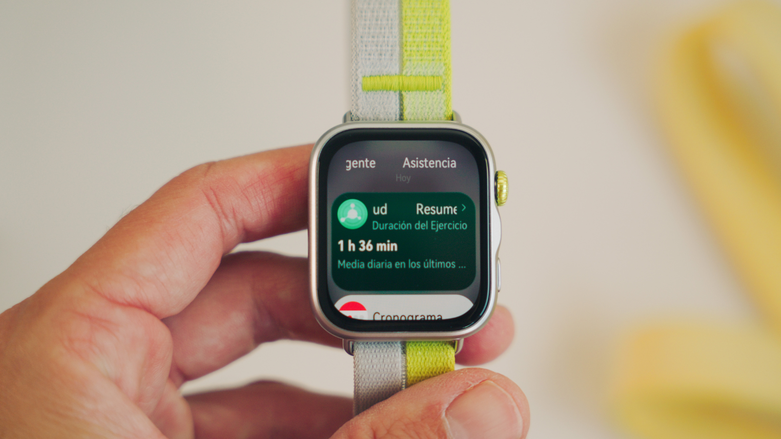 Resumen de ejercicio en el Huawei Watch FIT 5