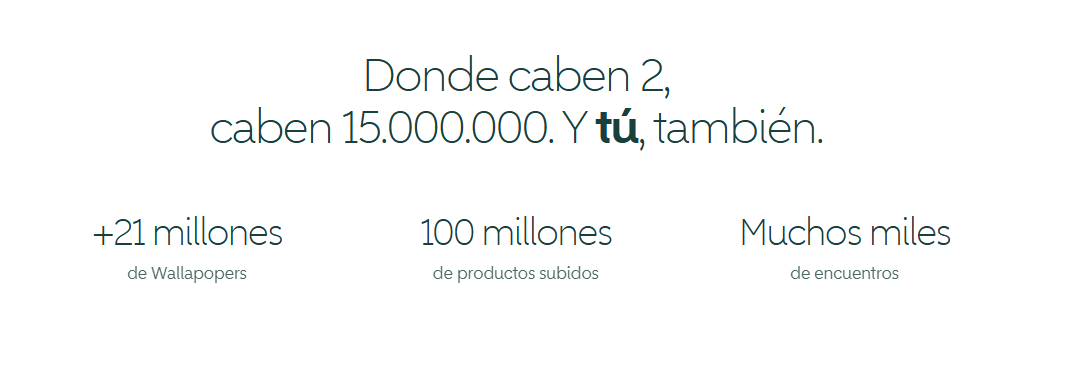 Datos de Wallapop