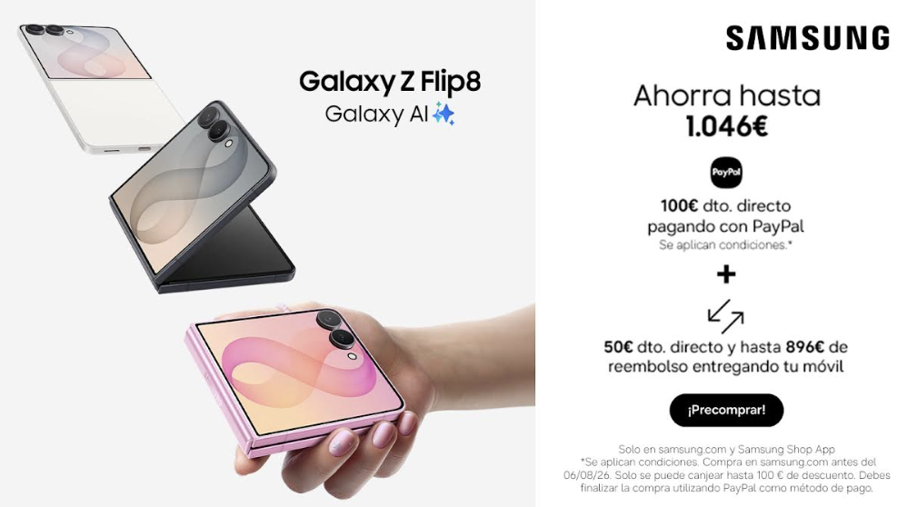 Ofertas Samsung Galaxy Z Flip8