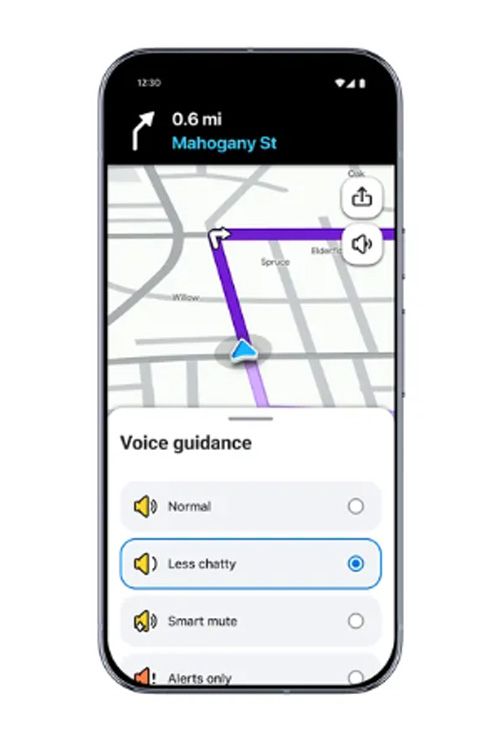 Reducir avisos de voz en Waze