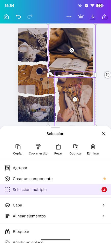 Selección múltiple Canva