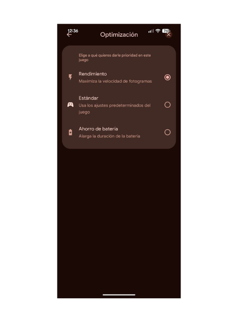 Activar Modo Rendimiento en el Panel de Juegos de los Google Pixel