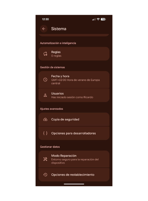 Desactivar Datos móviles siempre activos en Google Pixel