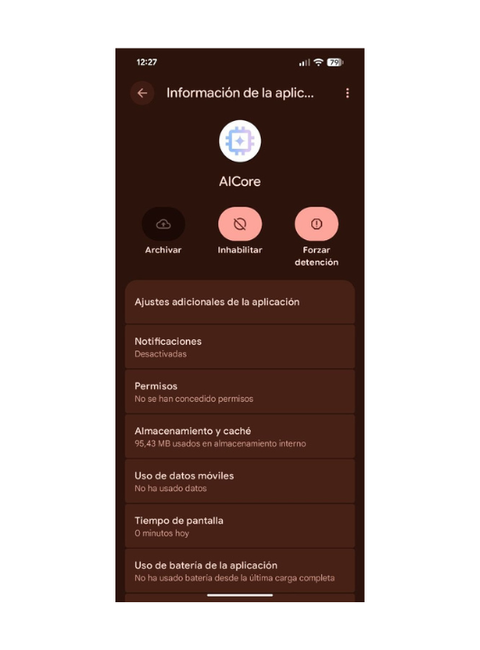 Pasos para desactivar la RAM dedicada para la IA en un Google Pixel