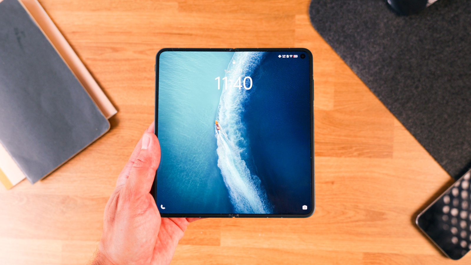 Pantalla de bloqueo interna del vivo X Fold6