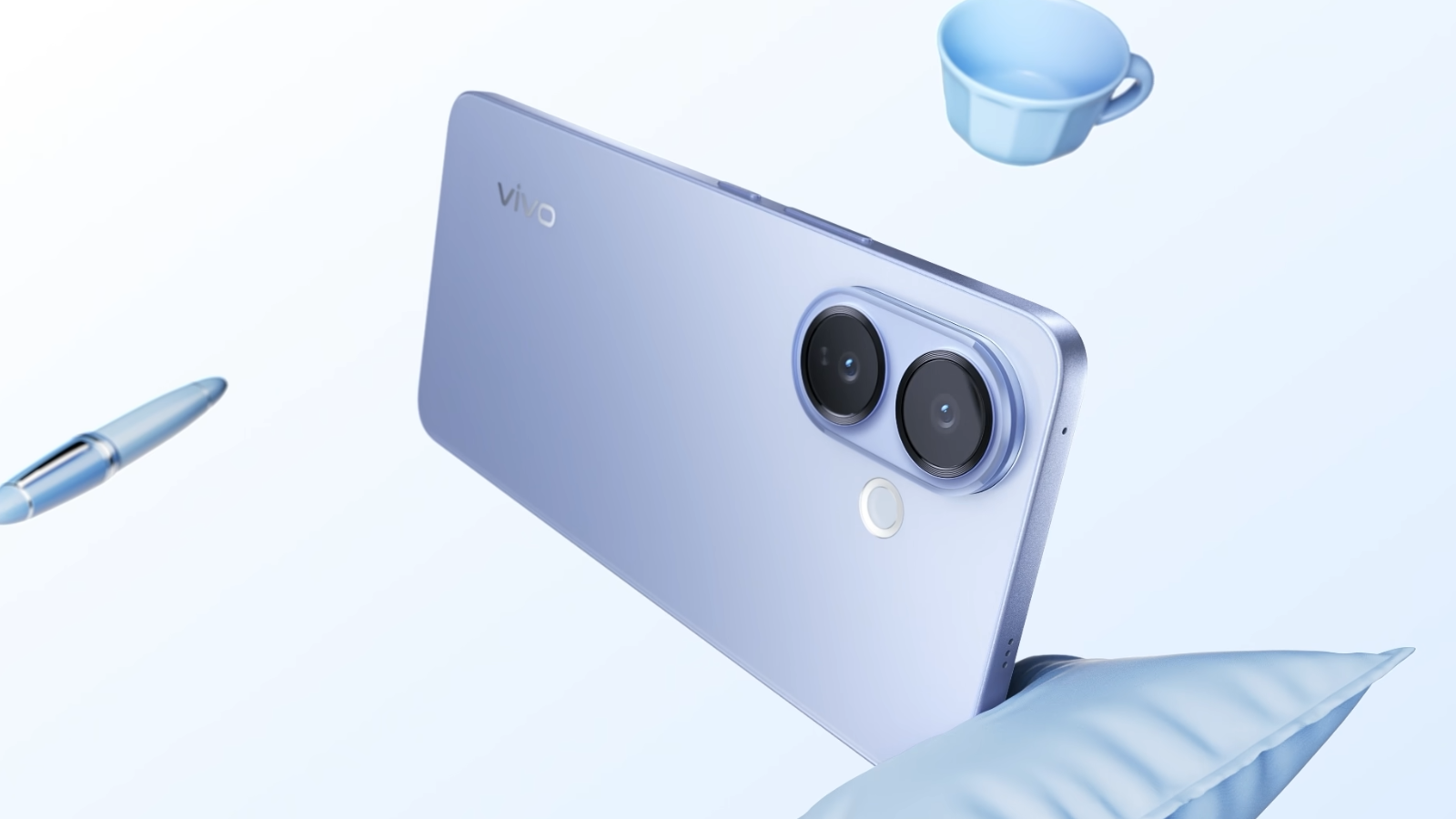 vivo V70 Lite 5G en color celeste