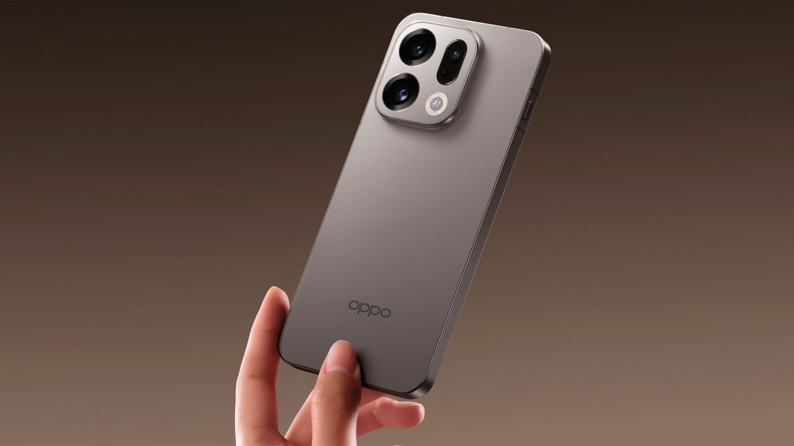 Oppo Find X9 de color gris / Imagen de prensa de Oppo
