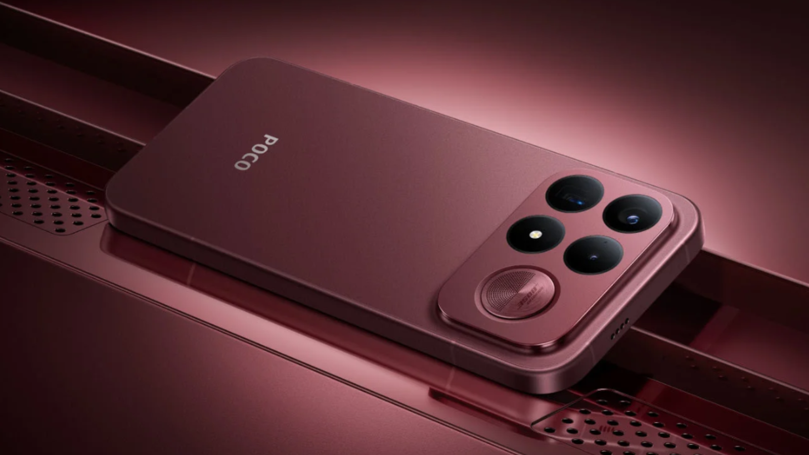 Nuevo POCO F9 Ultra en color rojo