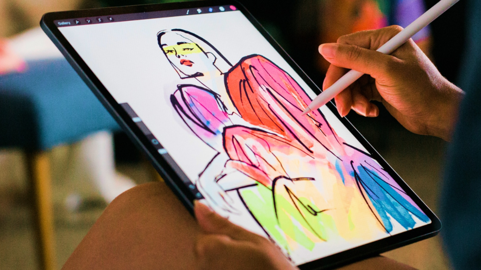 Aplicación de Procreate para iPad
