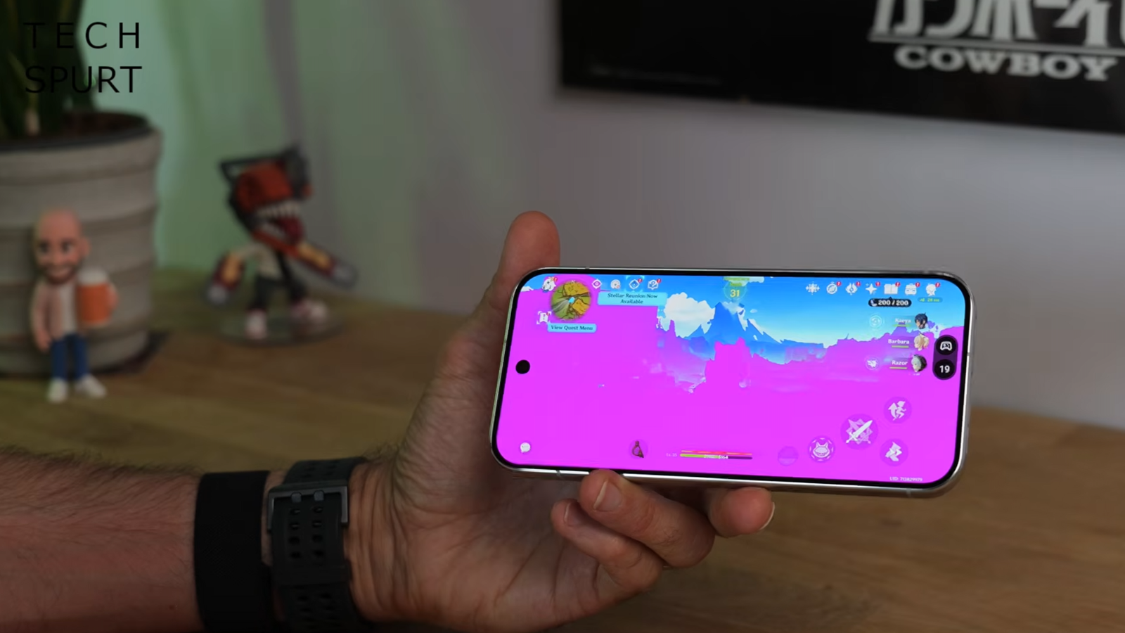 Así se ve Genshin Impact en el Pixel 11 Pro