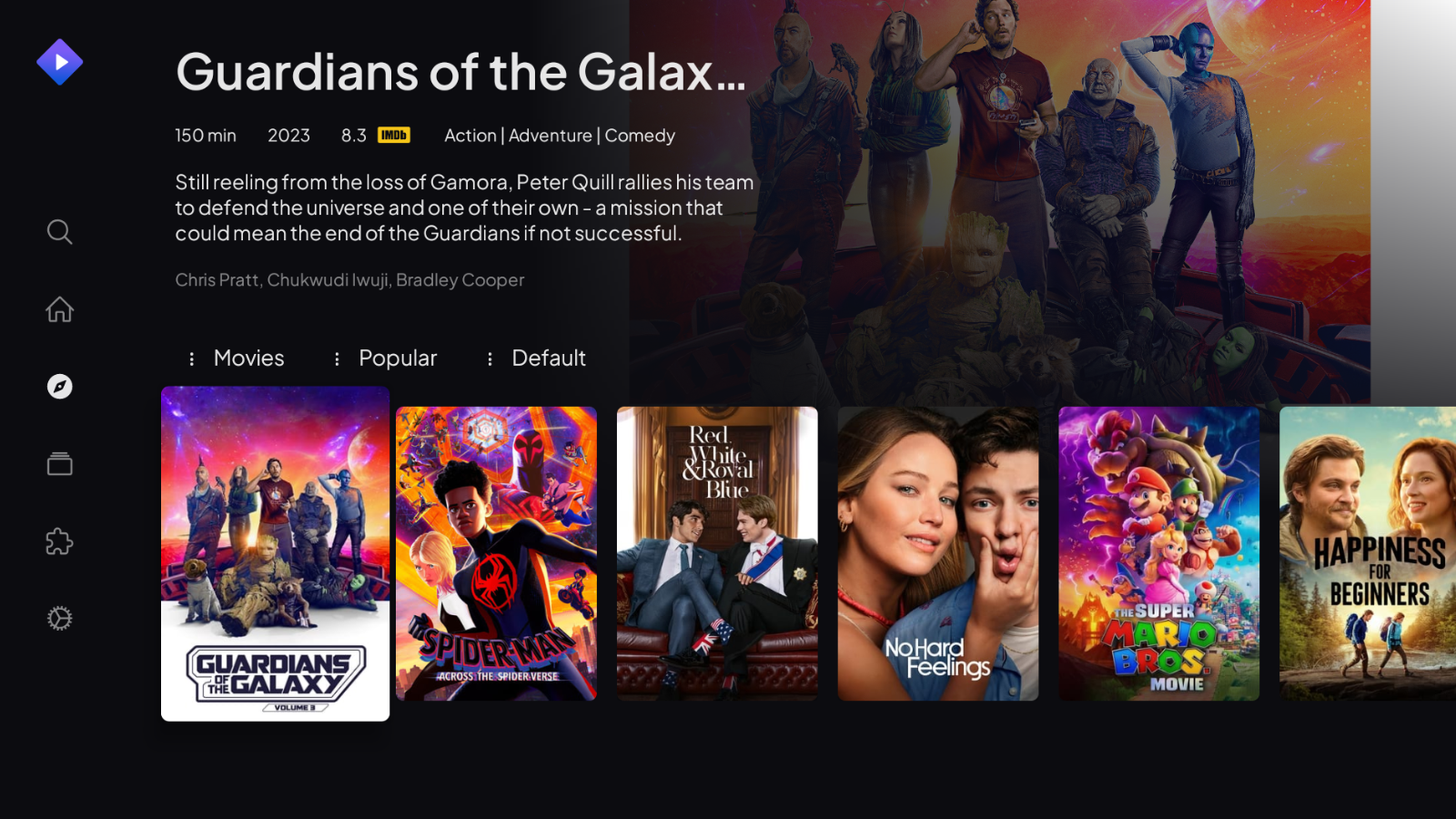 Películas para ver en Stremio