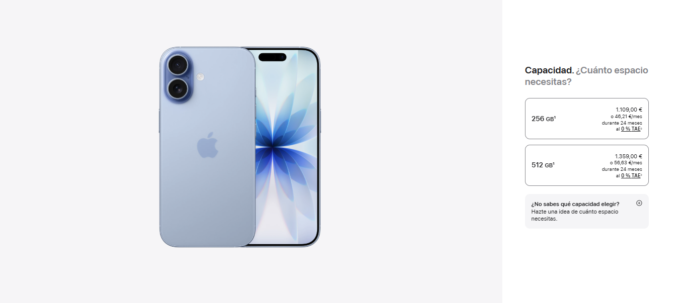 Estos son los nuevos precios del iPhone 17.