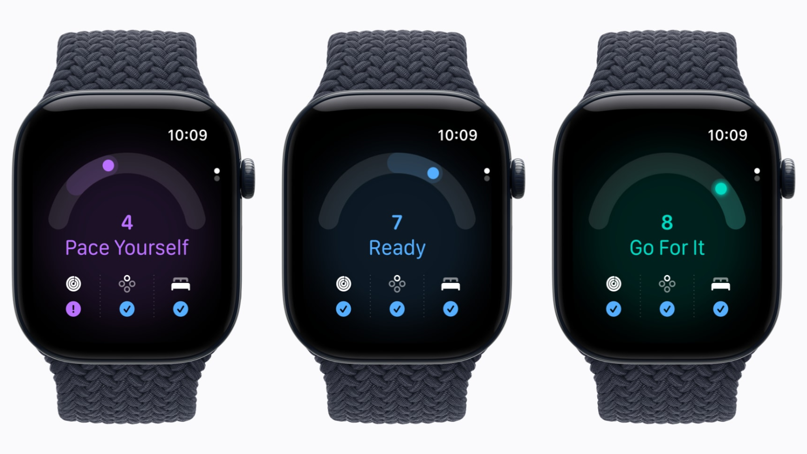 Apple Watch Series 12 usando función Readiness