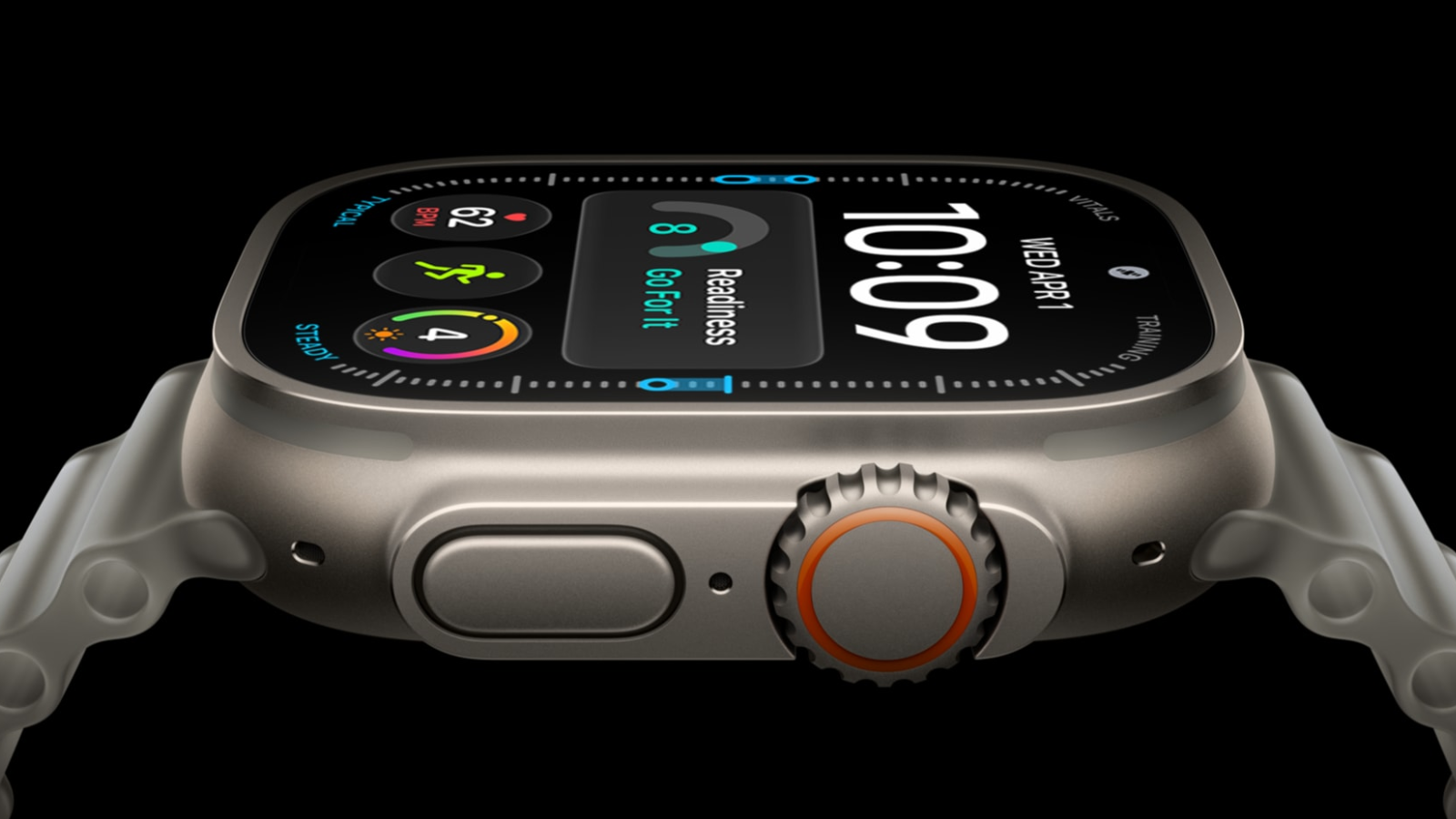 Diseño y pantalla del Apple Watch Ultra 4