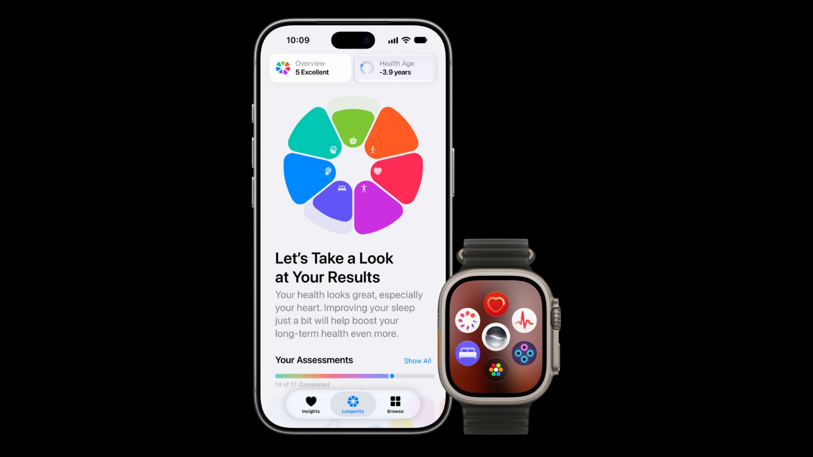 Función Longevidad para saber tu edad biológica en el Apple Watch Ultra 4