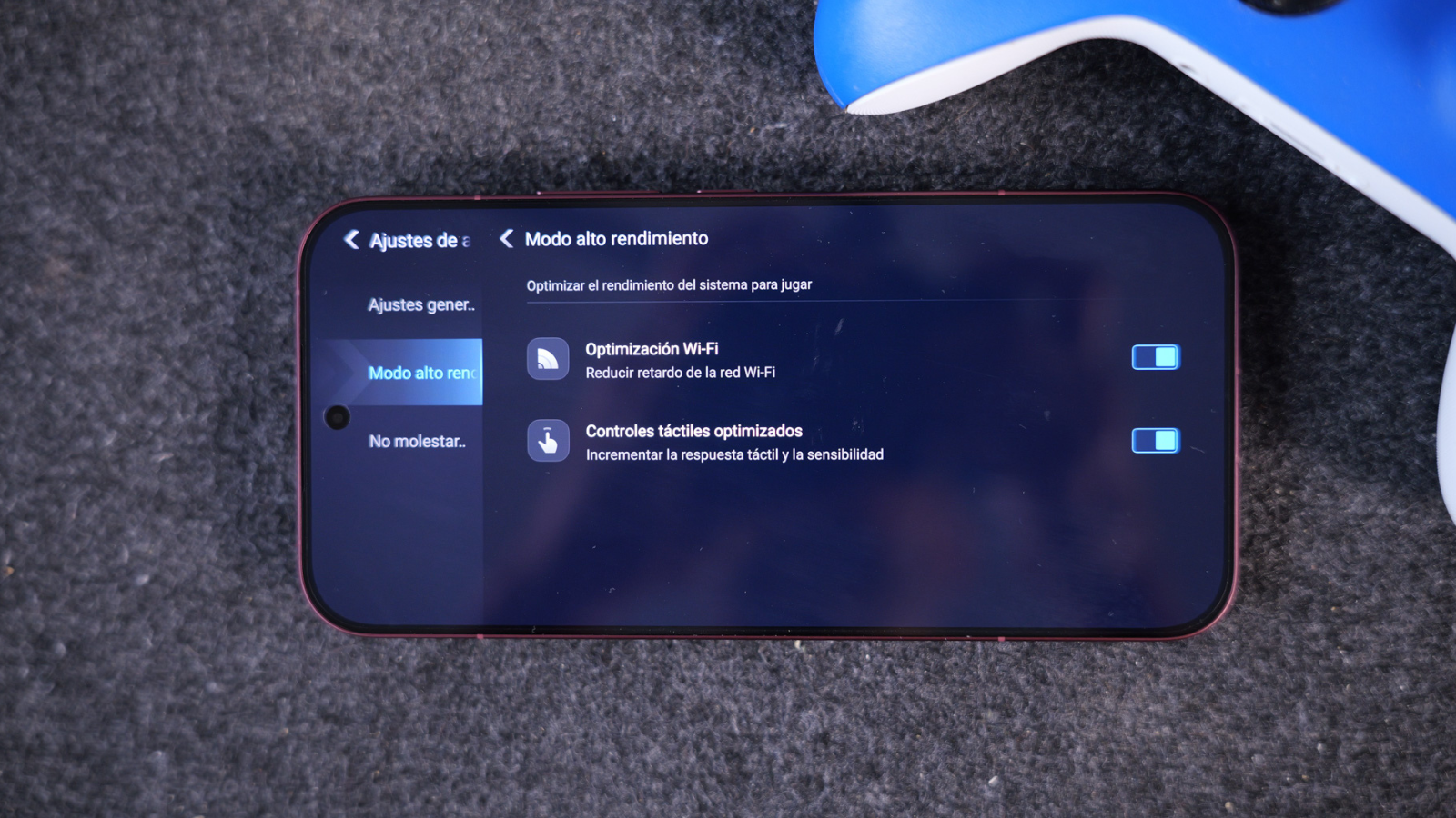 Modo alto rendimiento del POCO F9 Ultra