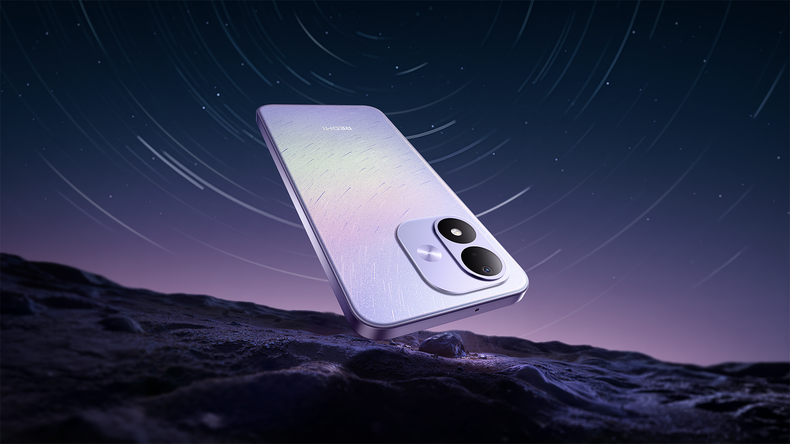 Nuevo REDMI Note 17 5G en color Morado Celestial