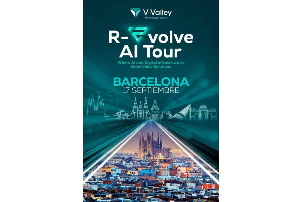 Cartel del R-Evolve AI Tour / Imagen de V-Valley