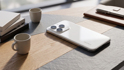Render del Xiaomi 18 sobre la mesa