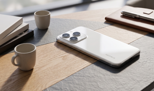 Render del Xiaomi 18 sobre la mesa