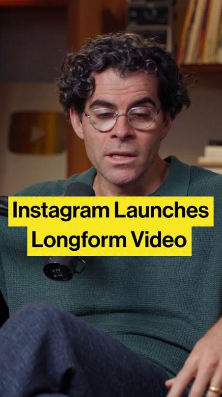 Adam Mosseri hablando en un vídeo sobre los cambios en la duración del contenido en Instagram.