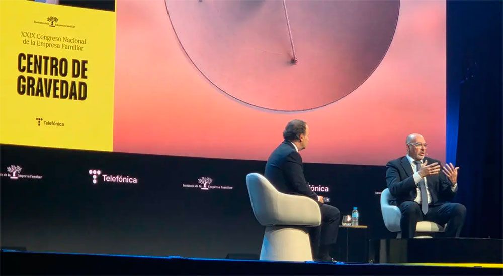 Emilio Gayo, consejero delegado de Telefónica, XXIX Congreso Nacional de la Empresa Familiar en Madrid / Imagen de prensa de Telefónica