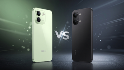 Comparativa visual de los paneles traseros del Redmi Note 17 Pro Max en color verde y el POCO X8 Pro Max en negro.