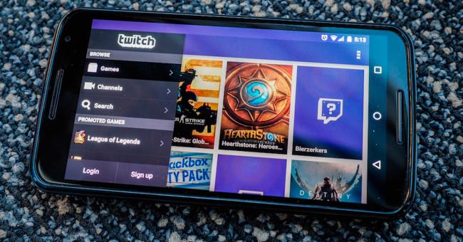 Twitch para Android.