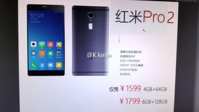 especificaciones del Xiaomi Redmi Pro 2