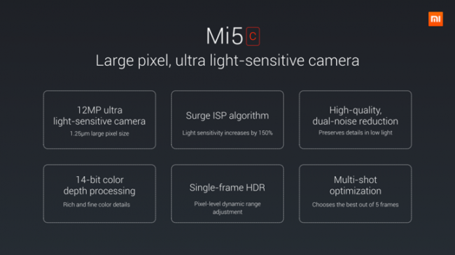 Xiaomi Mi5c