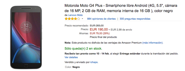 Moto G4 plus amazon