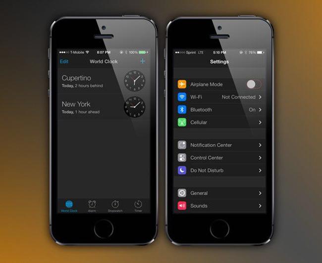 Eclipse 4 con modo noche para iOS 10.2
