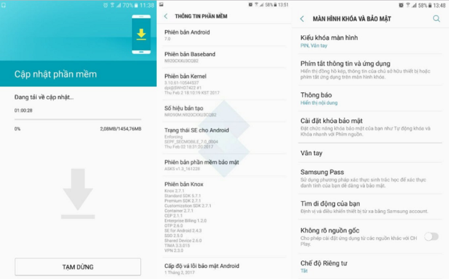Android 7.0 para el Samsung Galaxy S6 Edge Plus