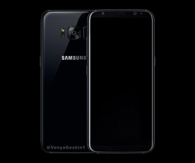 Samsung Galaxy S8 en color negro