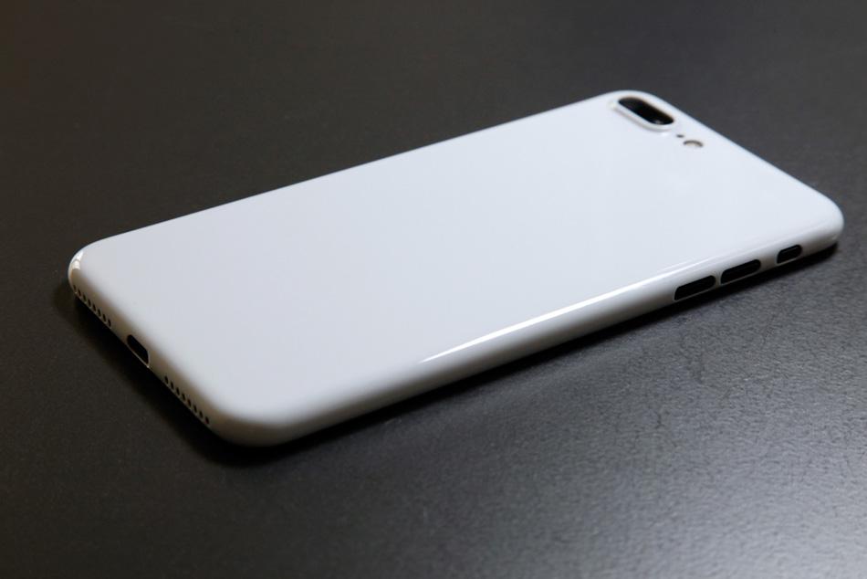 iPhone 7 Jet White personalizado con funda