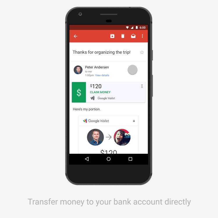 Solicitar dinero a un amigo a través de Gmail
