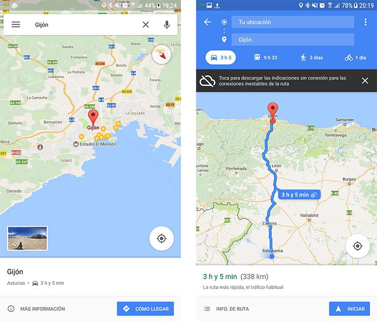 Novedades en Google Maps para Android