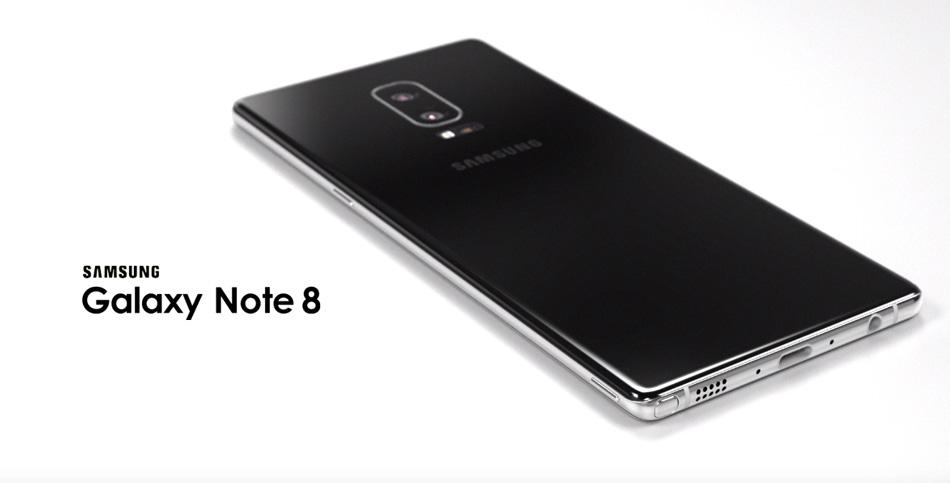 Vídeo conceptual con el diseño del Samsung Galaxy Note 8