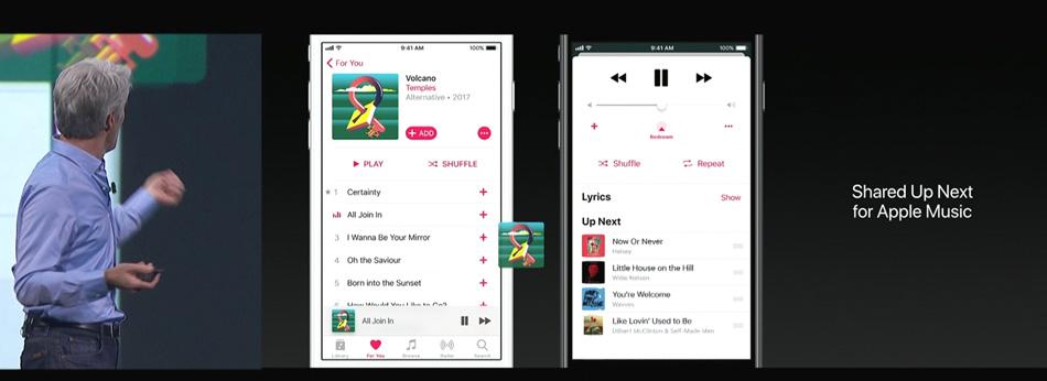 Novedades en Apple Music con iOS 11