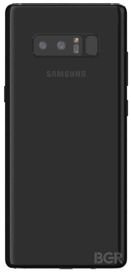 Carcasa trasera del Samsung Galaxy Note 8