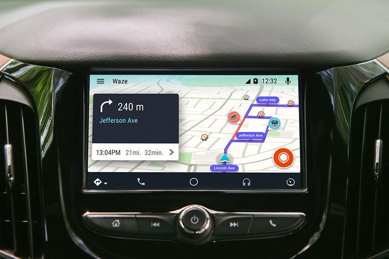 Waze compatible con Android Auto