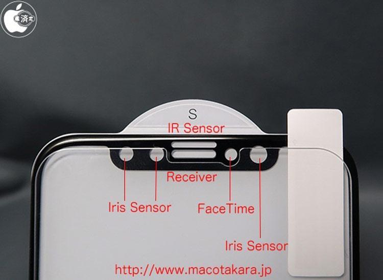 Sensores en el frontal del iPhone 8